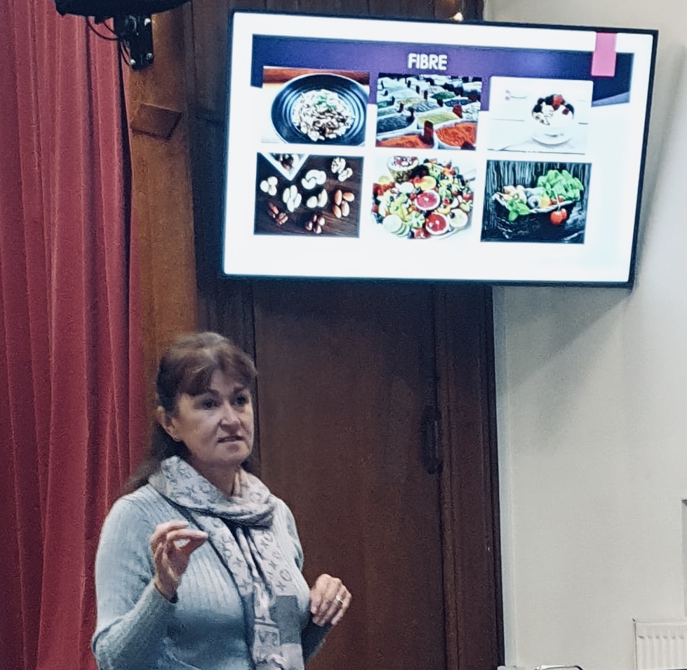 Paula Fenegan Wellbeing Speaker at Community kitchen event